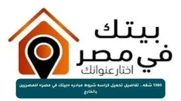 1380 شقة.. تفاصيل تحميل كراسة شروط مبادرة «بيتك في مصر» للمصريين بالخارج